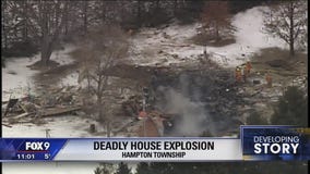 1 dead, 1 injured in explosion at house in Hampton, Minn.