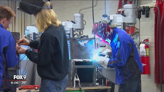 High school students make MnDOT snow plow parts