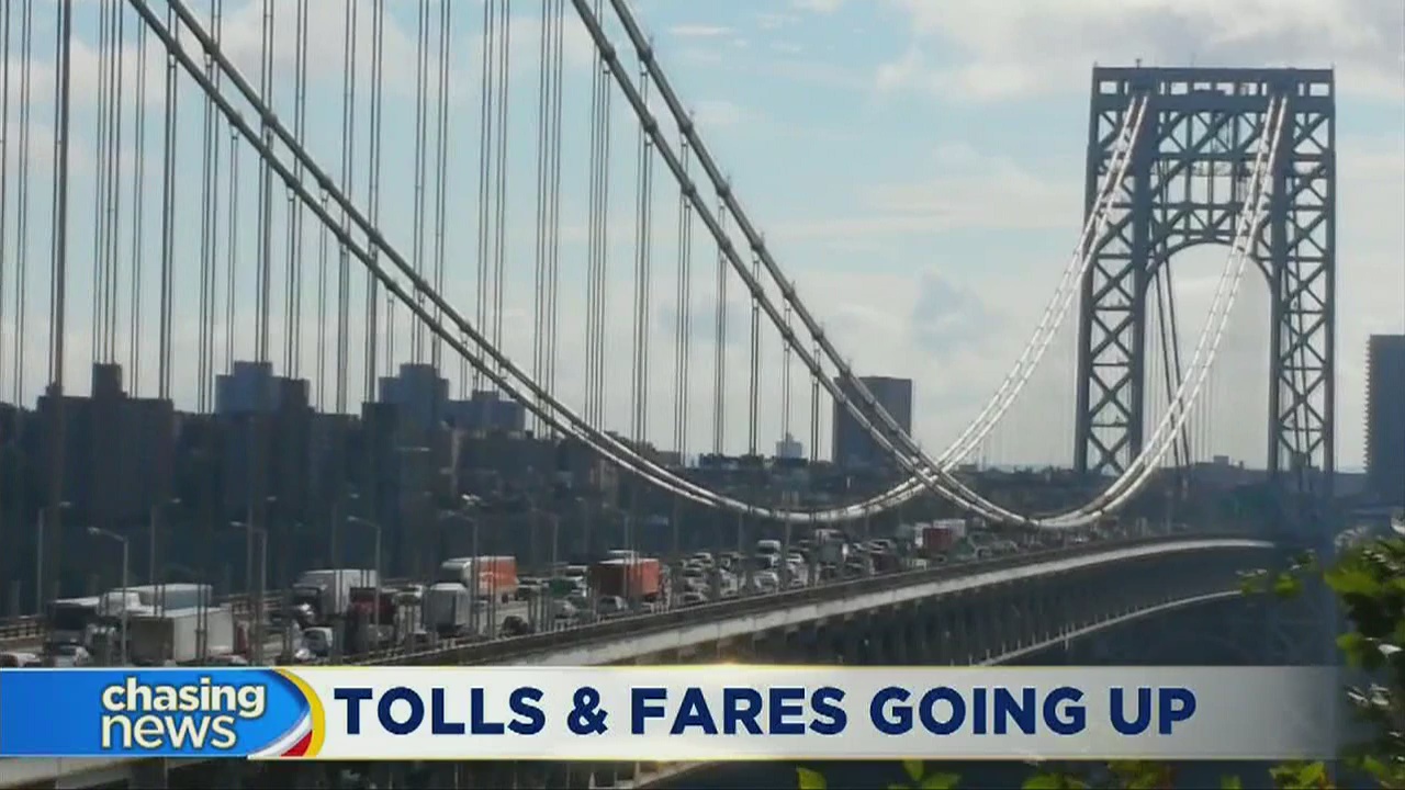 Port Authority votes to raise tolls, fares and fees at bridges, trains, airports