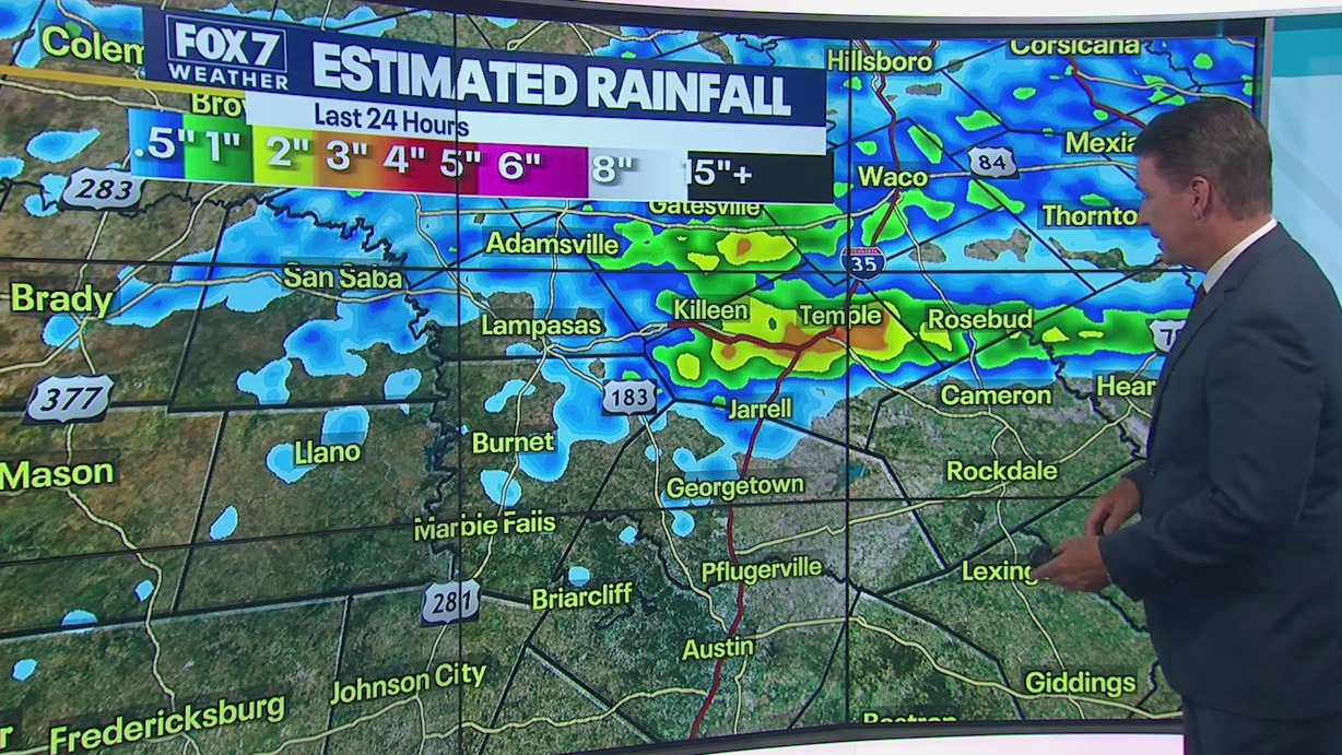 Severe storms hit Central Texas, tornadoes touch down in some areas