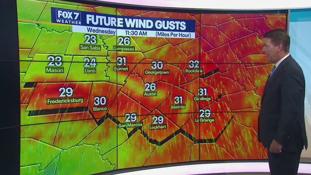 Breezy conditions usher in warmer, more humid air