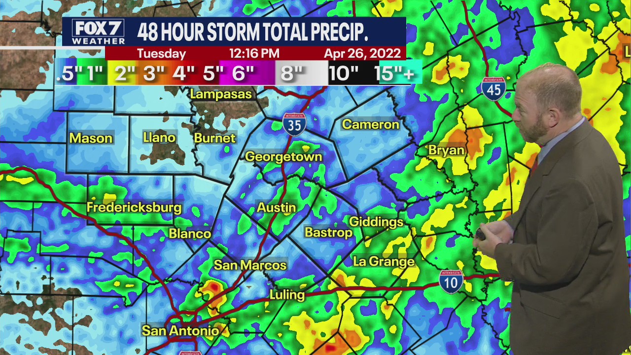 Scattered showers in the area as temperatures set to heat up