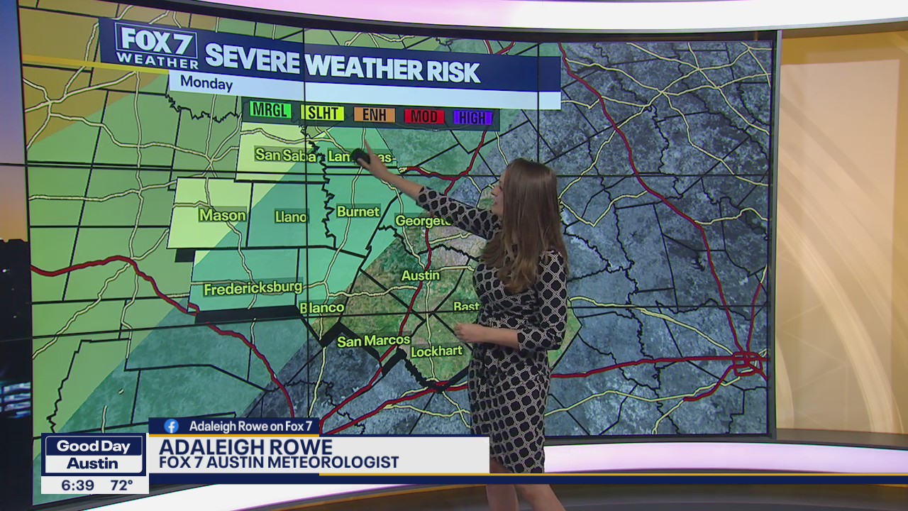 Severe weather is possible late tonight into early Monday.
