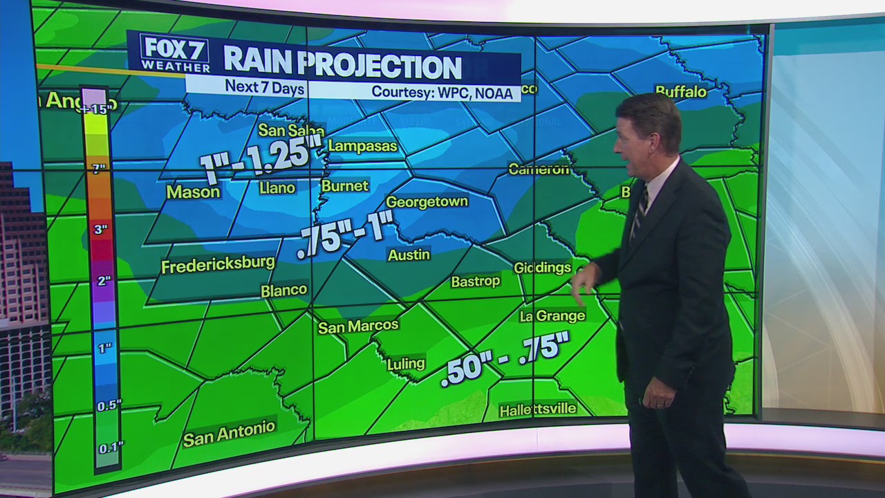 Rain expected this weekend as temperatures warm up