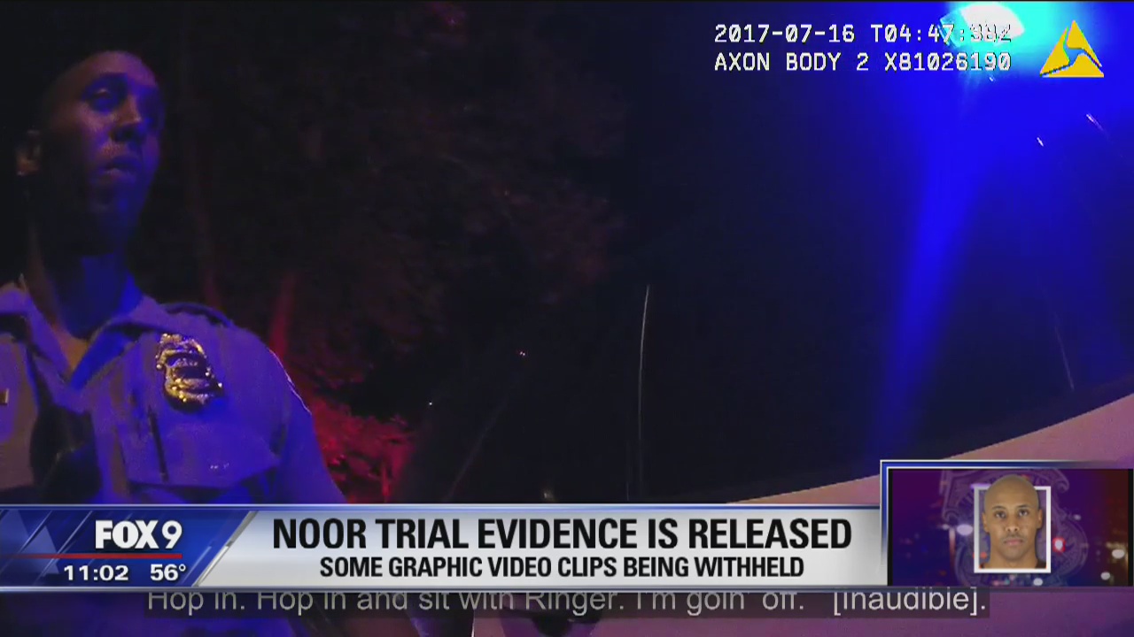 Evidence released in trial of ex-MPD officer Mohamed Noor