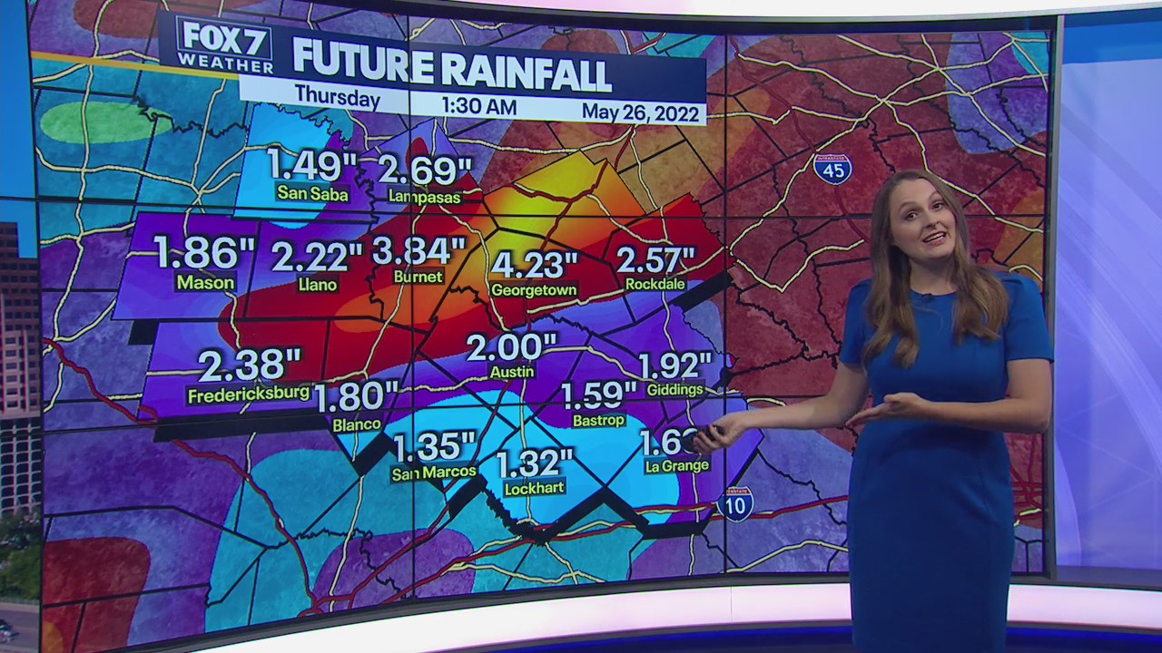 Chance of rain, cooler temperatures forecasted for Central Texas