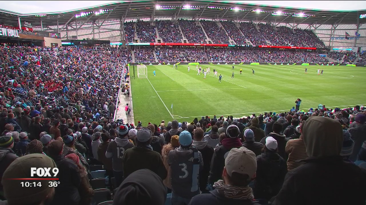 Minnesota United fans celebrate historic day at Allianz Field