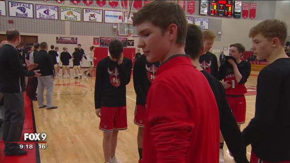 Student honored in basketball game after unsettling discovery earlier this month