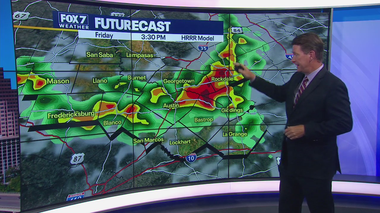 Minor heat relief as storms possible in Central Texas