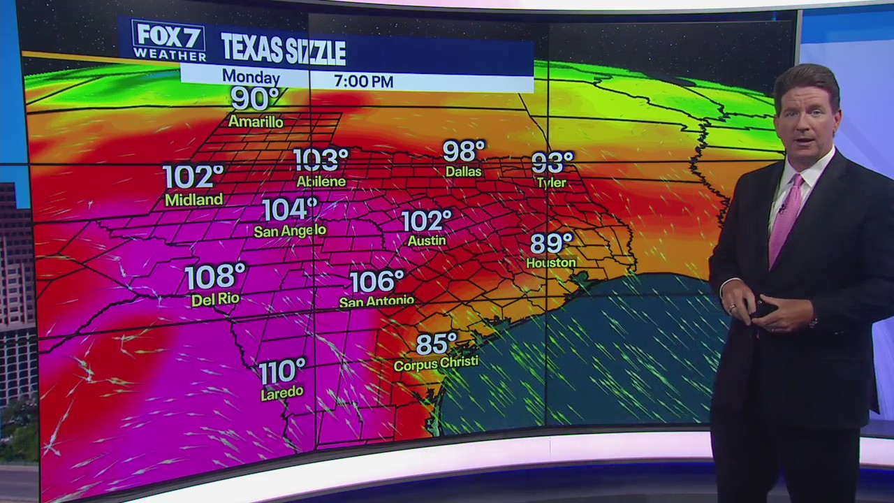 Heat advisory for much of Central Texas as temperatures hit triple digits