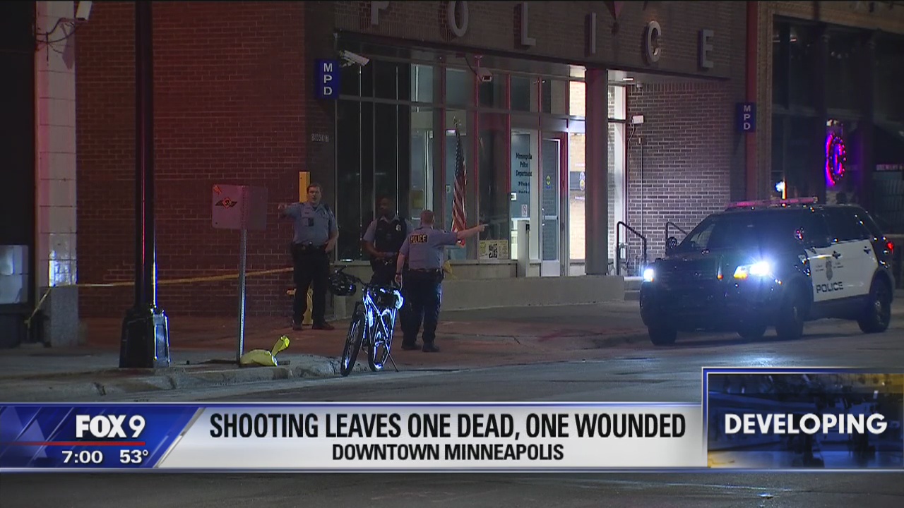 One dead, one in custody after downtown Minneapolis shooting | FOX 9 ...