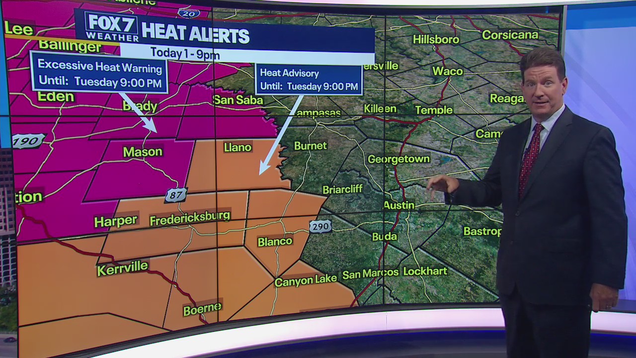 Heat advisory and heat warning as record highs possible