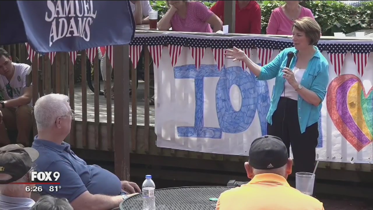 Sen. Klobuchar is on the presidential debate bubble