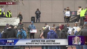Justice for Justine rally held after the Noor trial verdict
