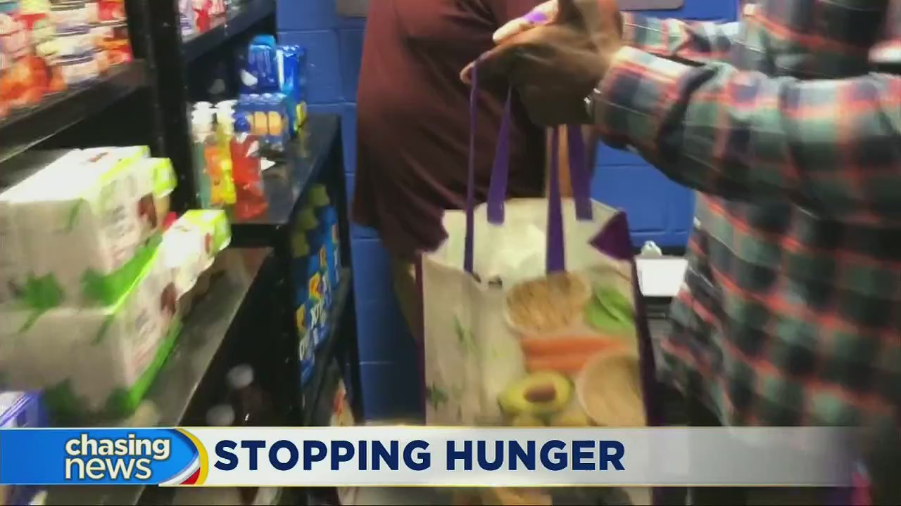 Queens school opens food pantry