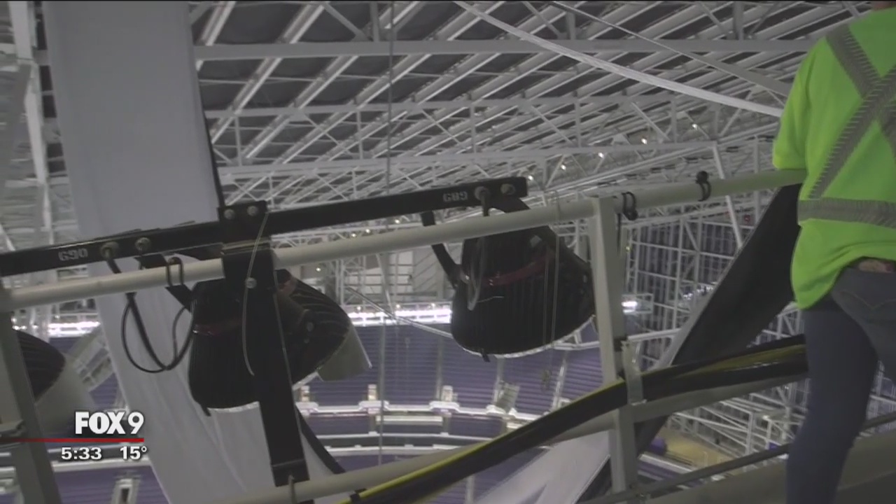 Curtains, darkening panel unveiled at US Bank Stadium