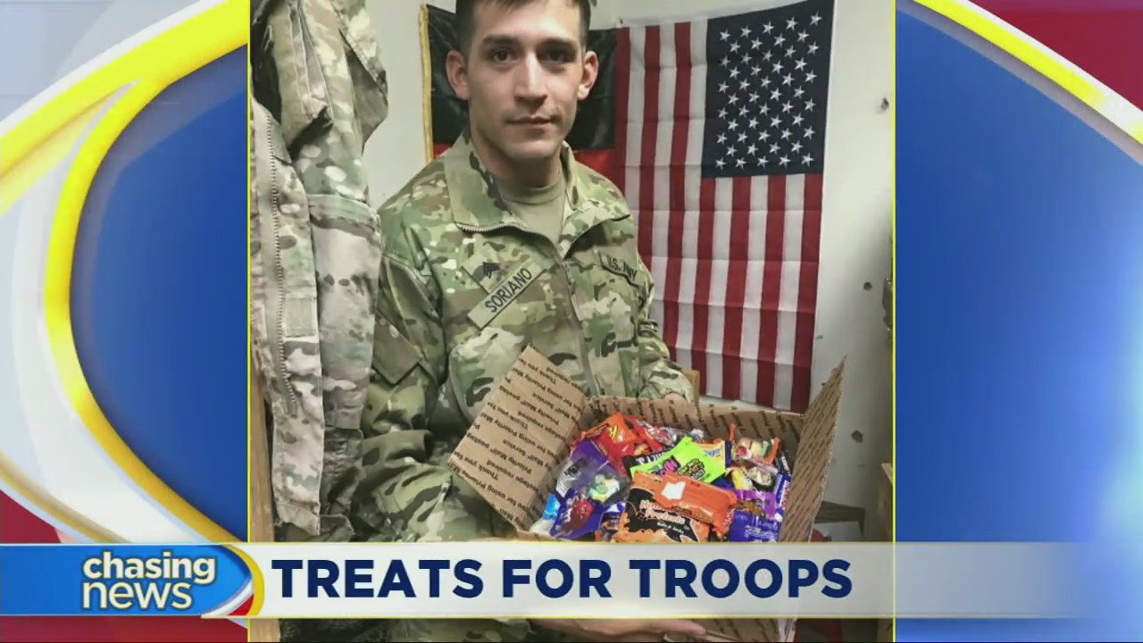 Too much Halloween candy? Soldiers' Angels can help