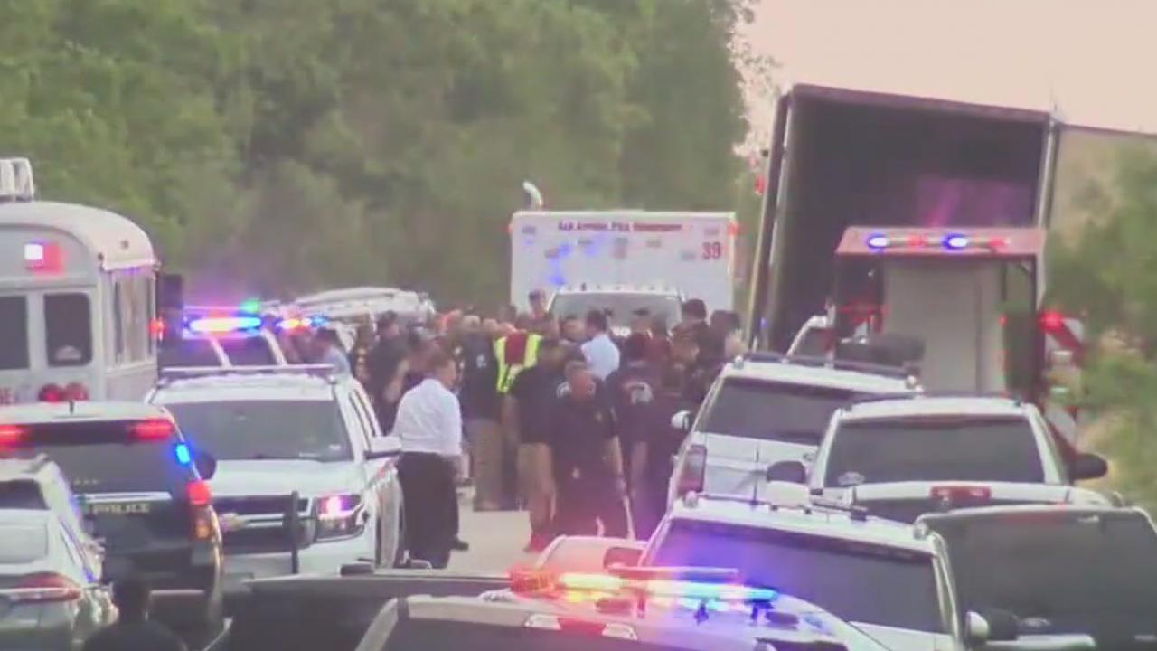 51 migrants dead after being found in abandoned tractor trailer in San ...
