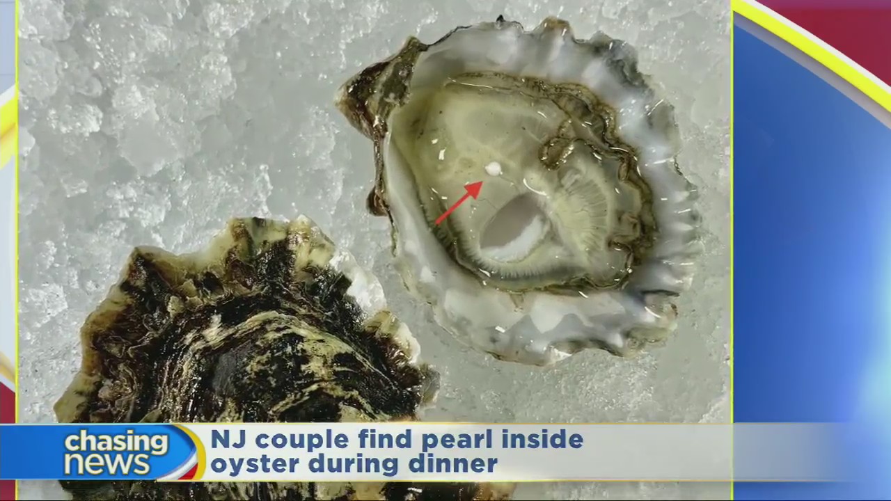 NJ couple find pearl inside oyster during dinner