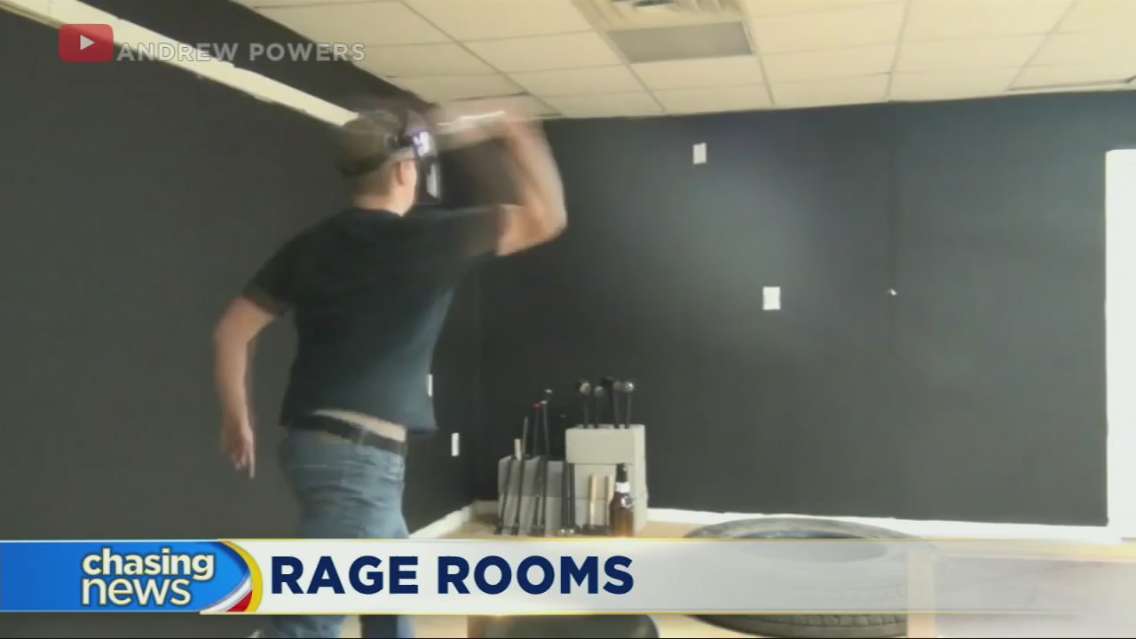 Rage rooms provide outlet for anger