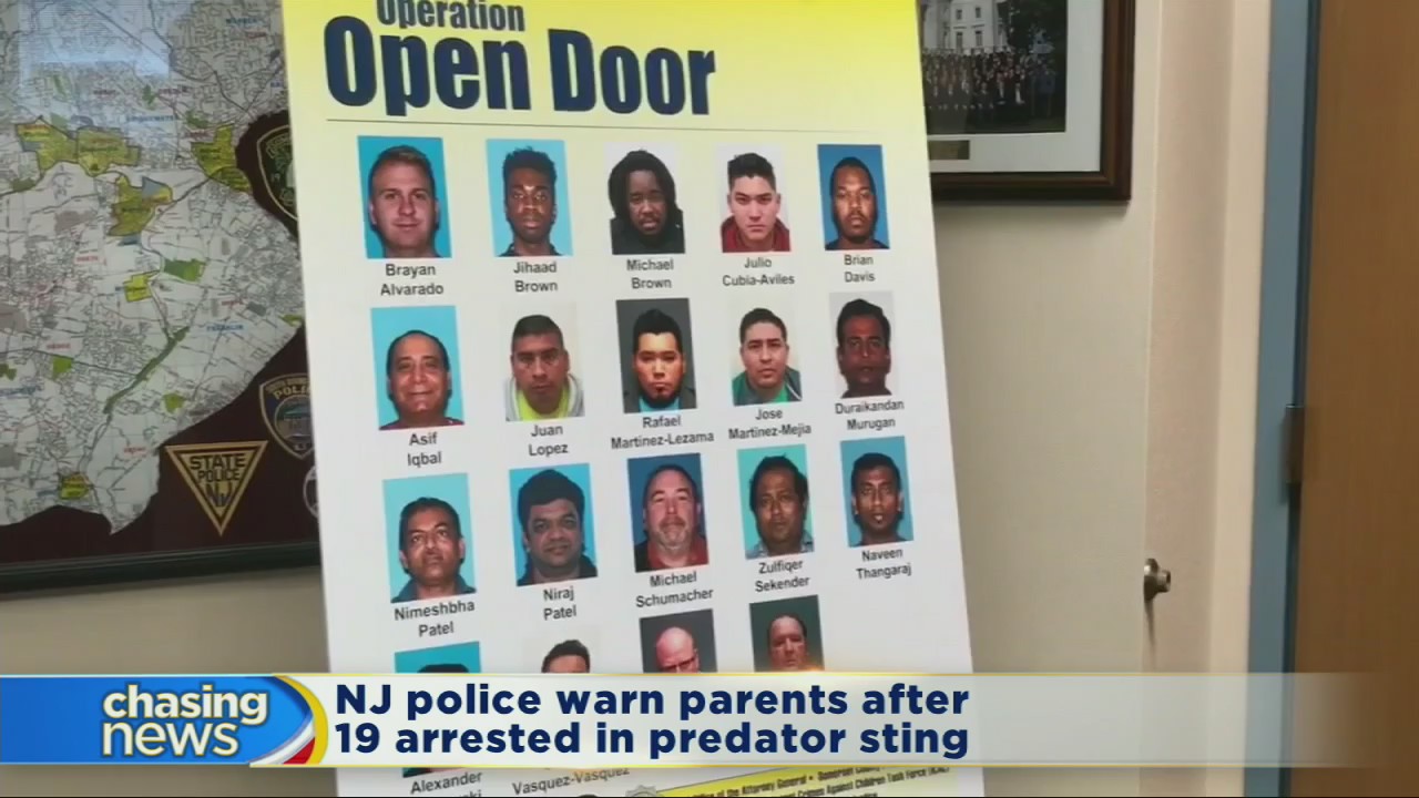 19 men arrested in child predator sting