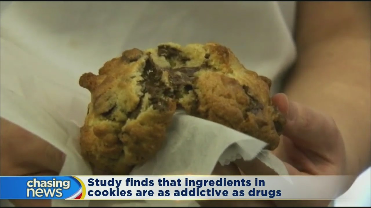 Study finds cookies are as addictive as drugs
