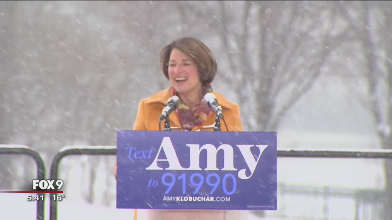 Sen. Amy Klobuchar launches presidential bid