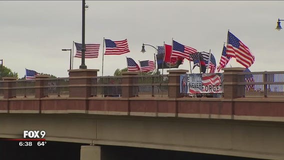 Coon Rapids continues annual 9/11 remembrance tradition on Main Street bridge