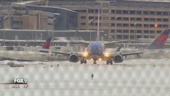 MSP Airport crews work overtime to keep runways clear during snowstorms