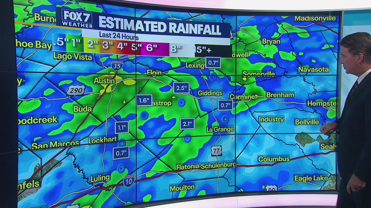 Heavy rainfall, flash flooding in parts of Central Texas