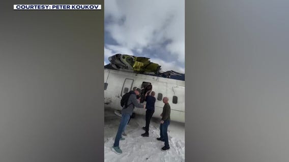 Delta plane crash passenger footage