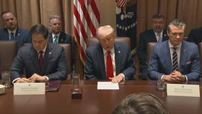 President Trump holds 1st cabinet meeting