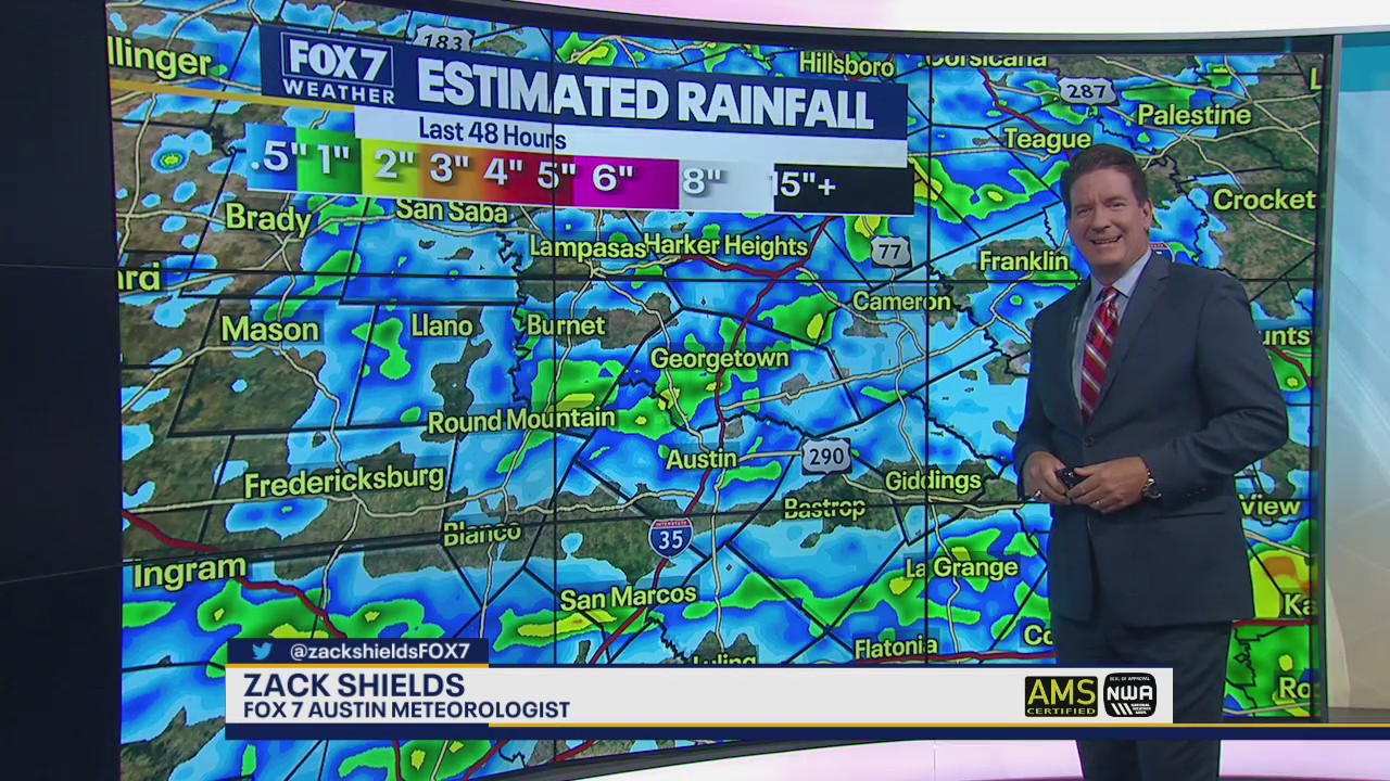 Rain possible as temperatures in the 90s