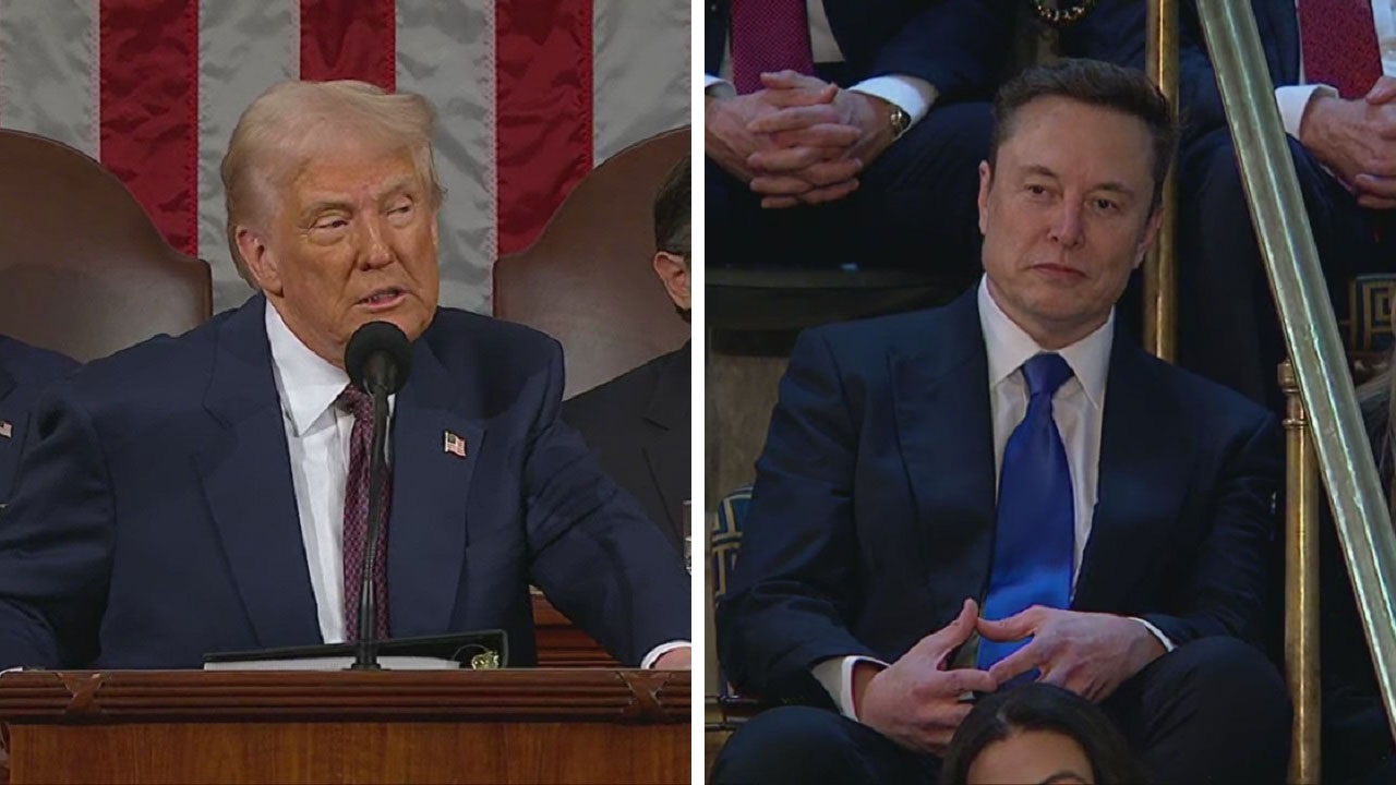 President Trump talks DOGE savings, Elon Musk