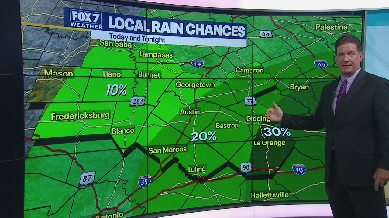 Summer feel is back with isolated storms possible