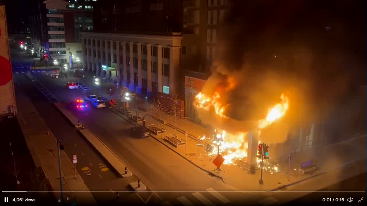 Fire burns at the Lunds & Byerlys in downtown St. Paul | FOX 9 ...
