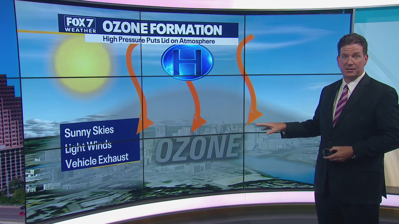 Ozone Alert Day declared as temperatures expected to hit low 90s