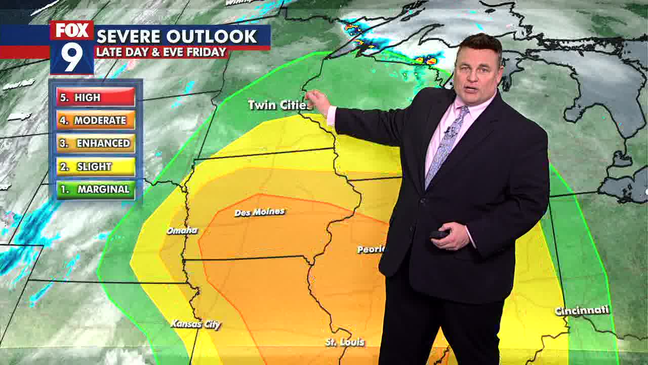MN weather: Warm Friday afternoon, storms into the night
