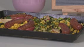 Rosemary maple sausage sheet pan recipe from FOX 7 Austin's Tierra Neubaum