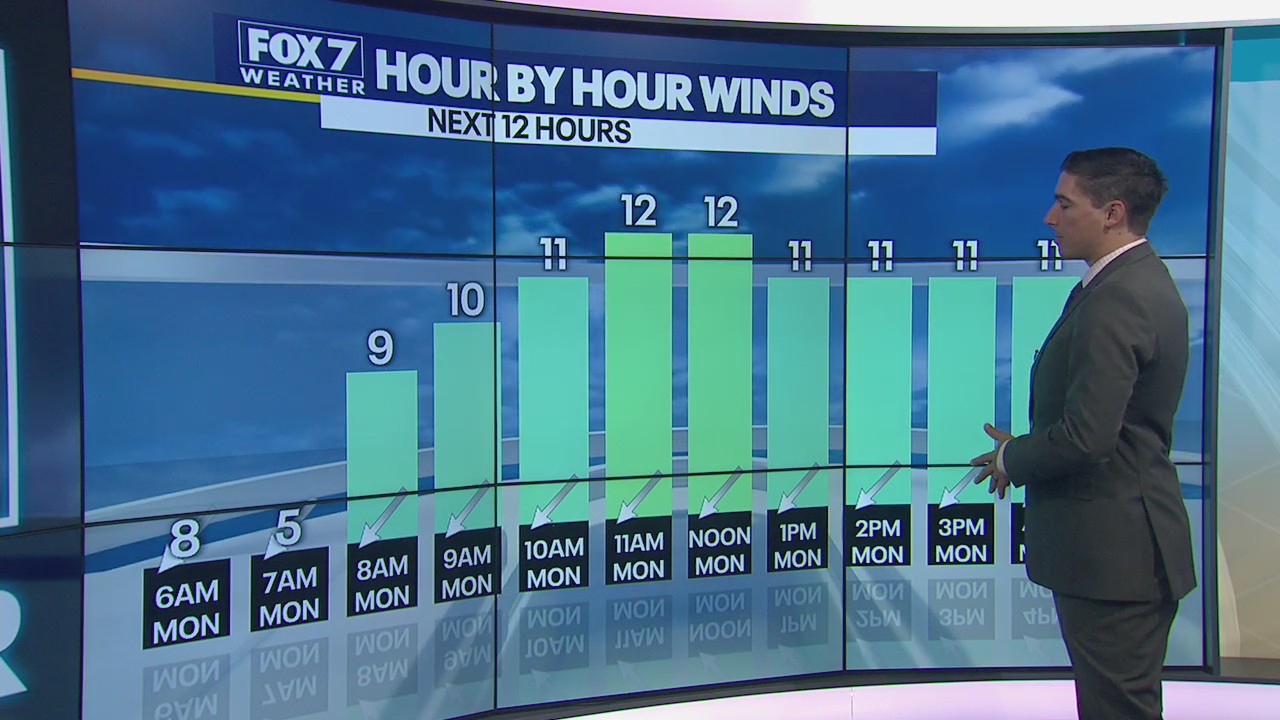 Mostly clear and warm and dry day