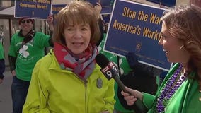 Sen. Tina Smith at St. Paul's St. Patrick's Day Parade