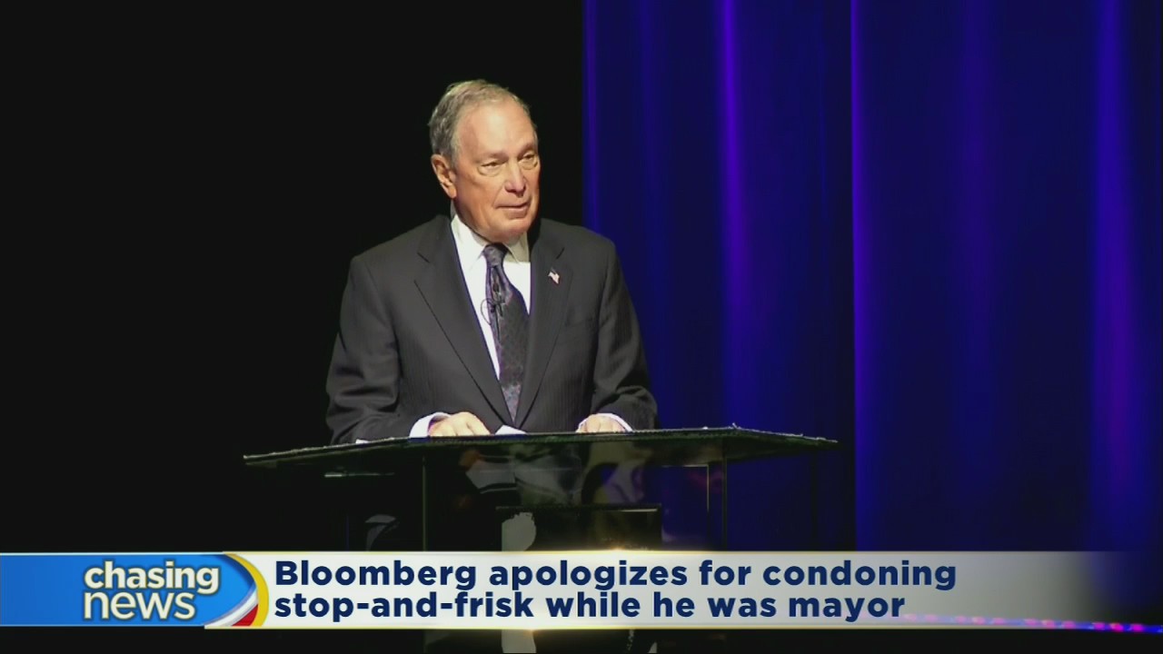 Bloomberg apologizes for condoning stop-and-frisk