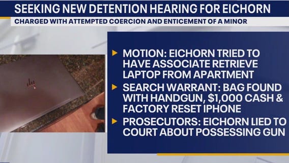 Ex-Sen. Eichorn arrest: Prosecutors seek new hearing