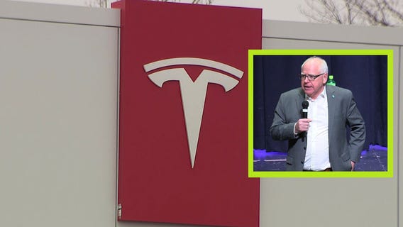Gov. Walz walks back Tesla comments