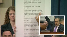 Lawmaker reads leaked texts to Trump officials