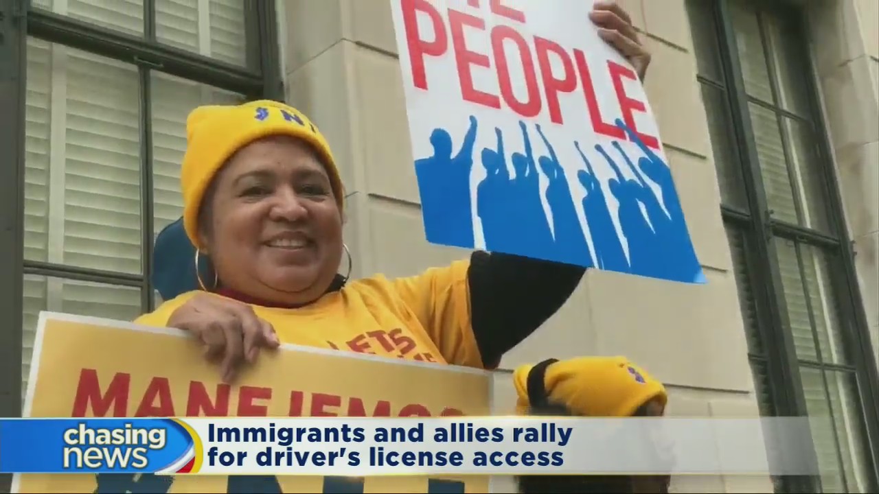 Immigrants and allies rally for driver's license access