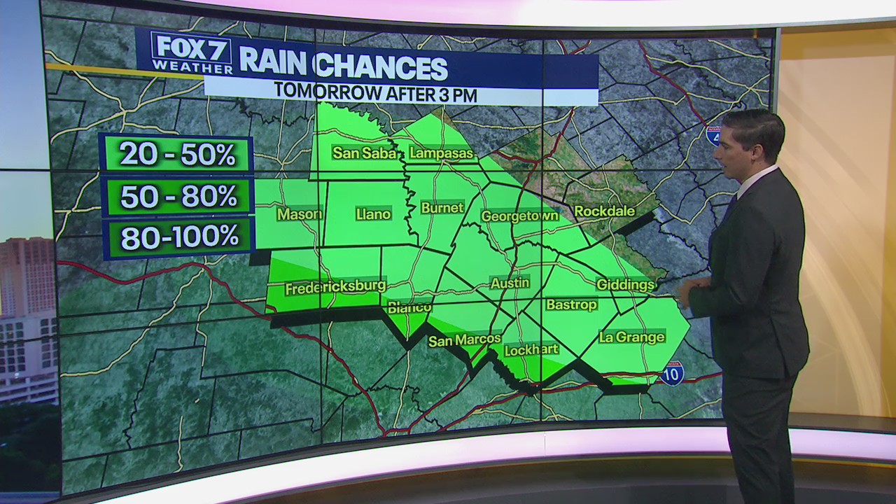 Austin-area expected to finally see rain after more than a month