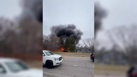 Brooklyn Park plane crash aftermath [RAW]