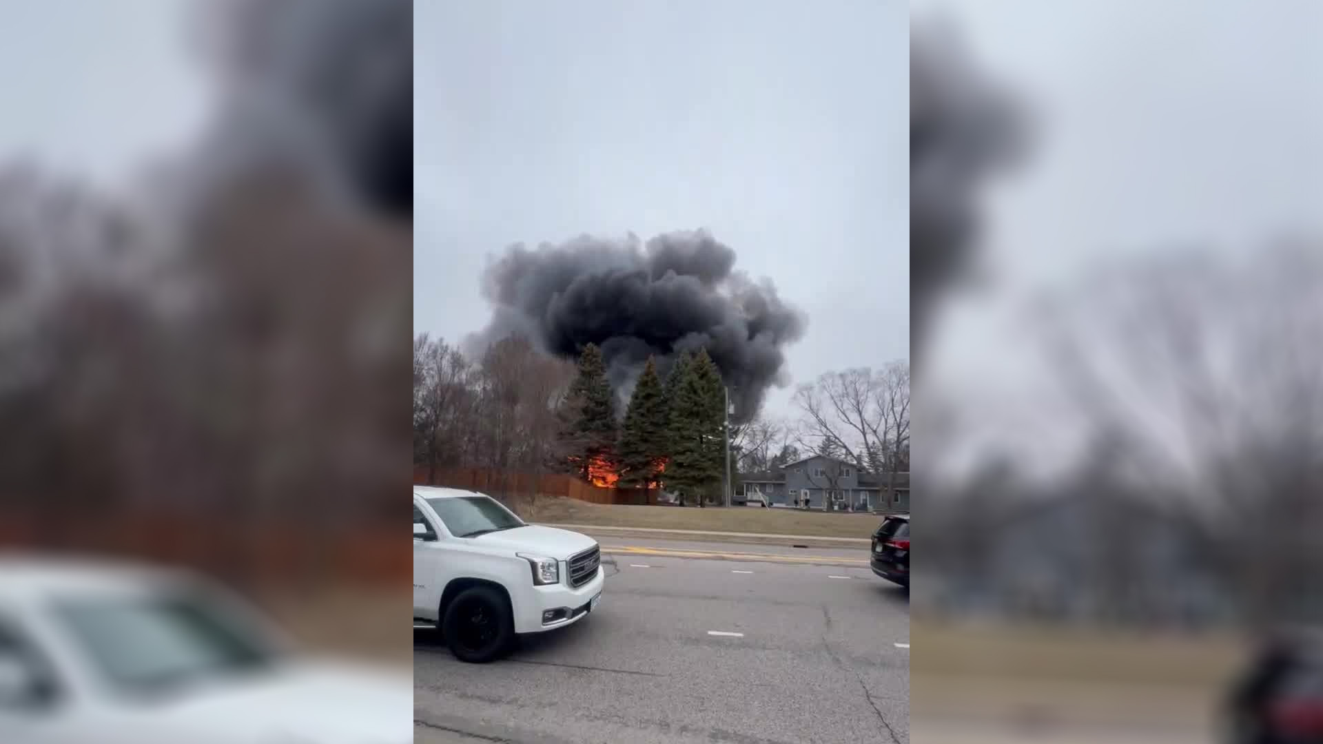 Brooklyn Park plane crash aftermath [RAW]