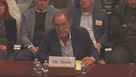 JFK files: Oliver Stone speaks at hearing